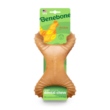 Benebone Dental Dog Chew Toy – Chicken - Large